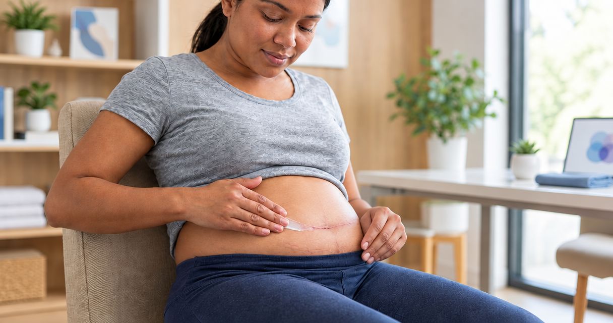 Scar cream for cesarean scar revision surgery