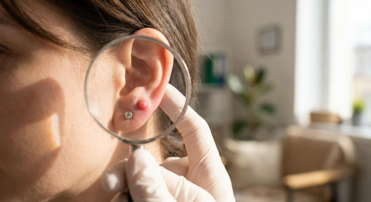 How to tell if a new piercing is forming a keloid