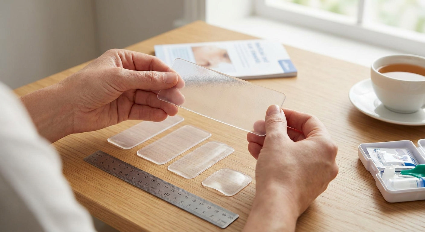 How to choose the right silicone scar sheet size