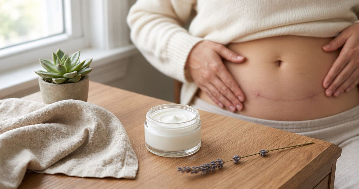 Scar cream for tubal ligation scars