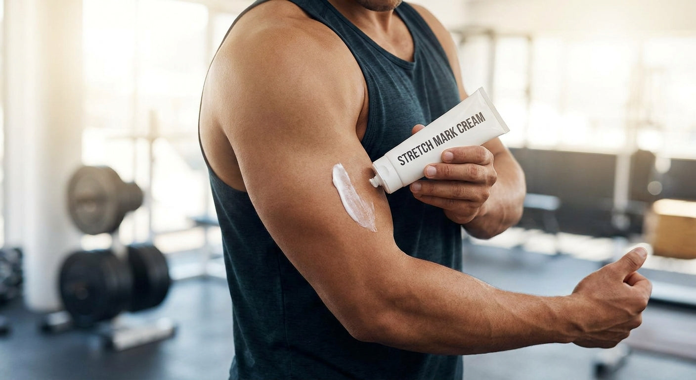 Stretch mark cream for bodybuilders and rapid muscle gain