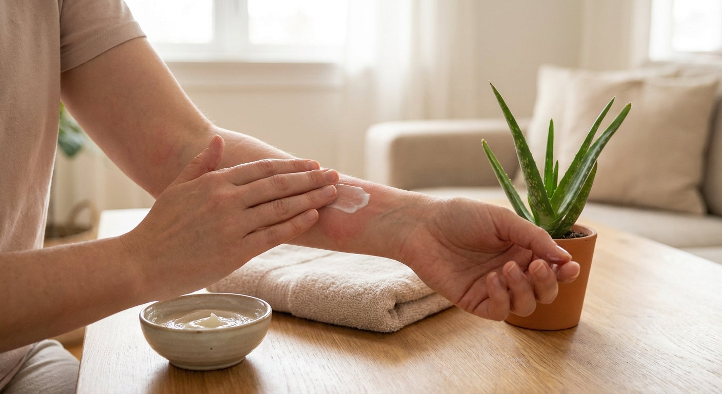 How to soothe radiation burn skin at home