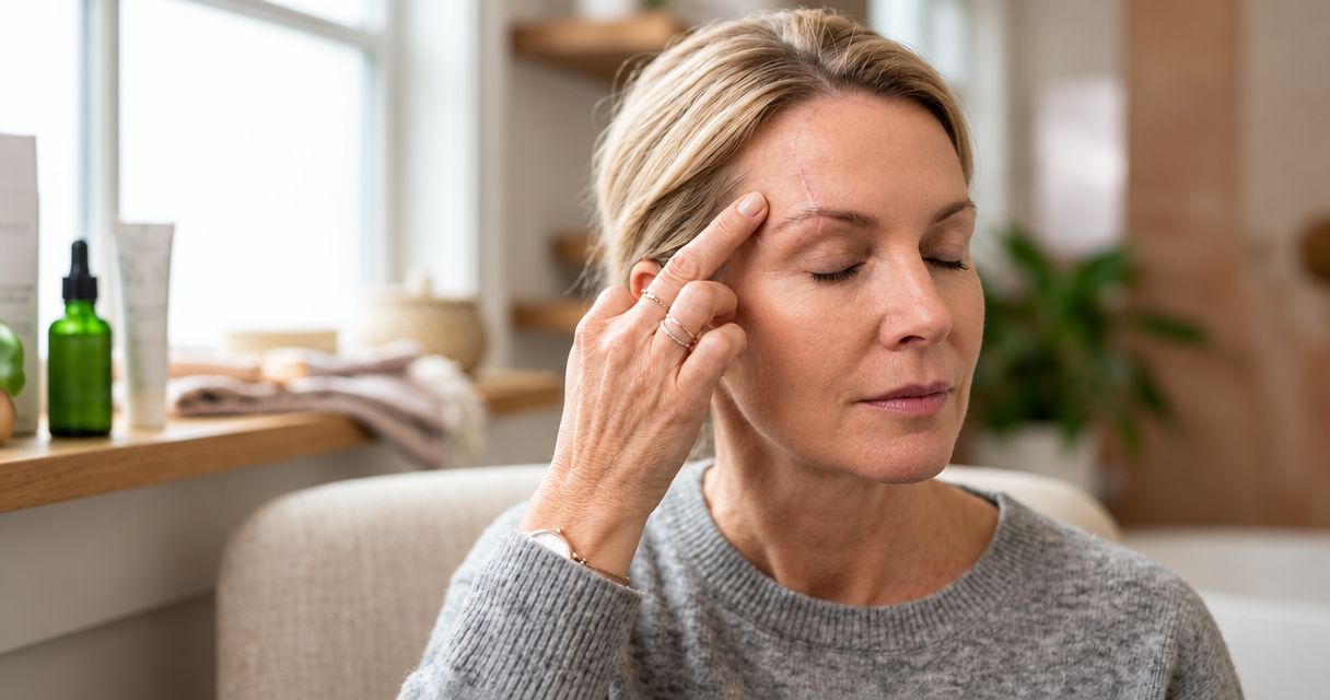 Scar cream for brow lift surgery scars