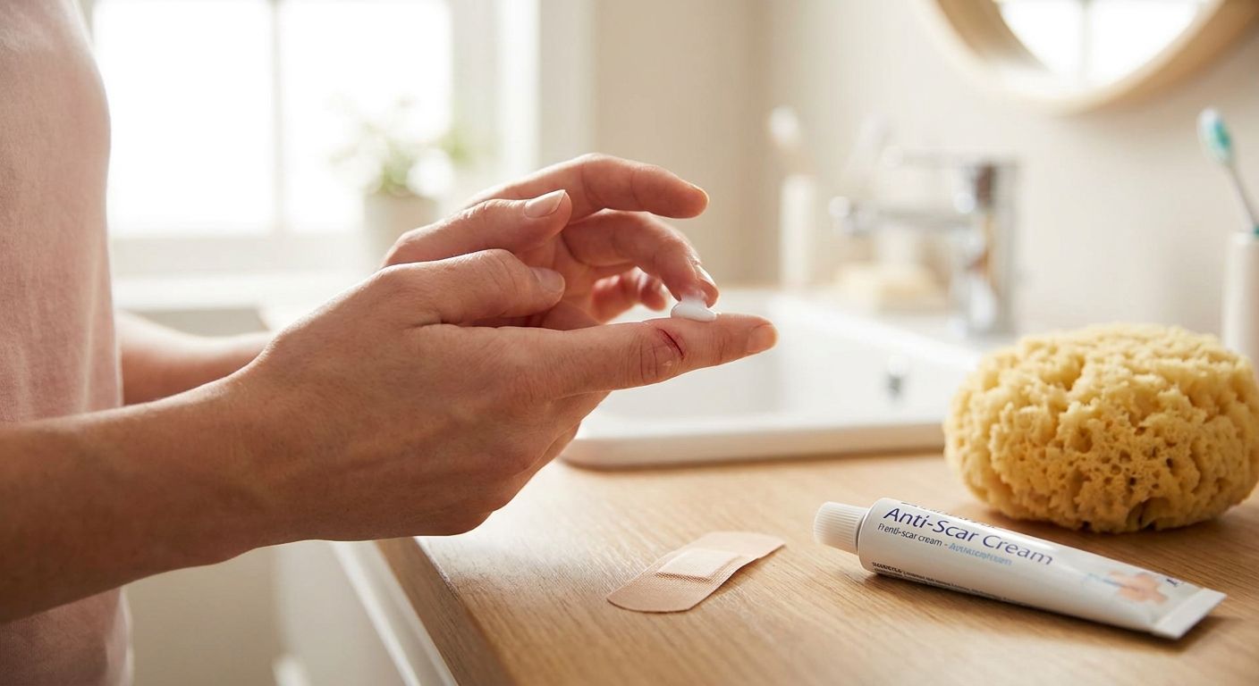 How to prevent scars from forming after an accidental cut
