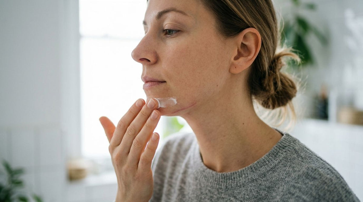 Scar cream for chin implant surgery scars
