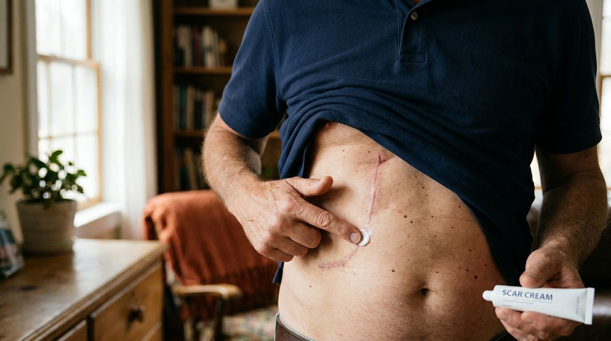 Scar cream for liver transplant surgery scars