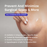 Scar Fx Silicone Sheets - 1.5" X 3" Breast Pair