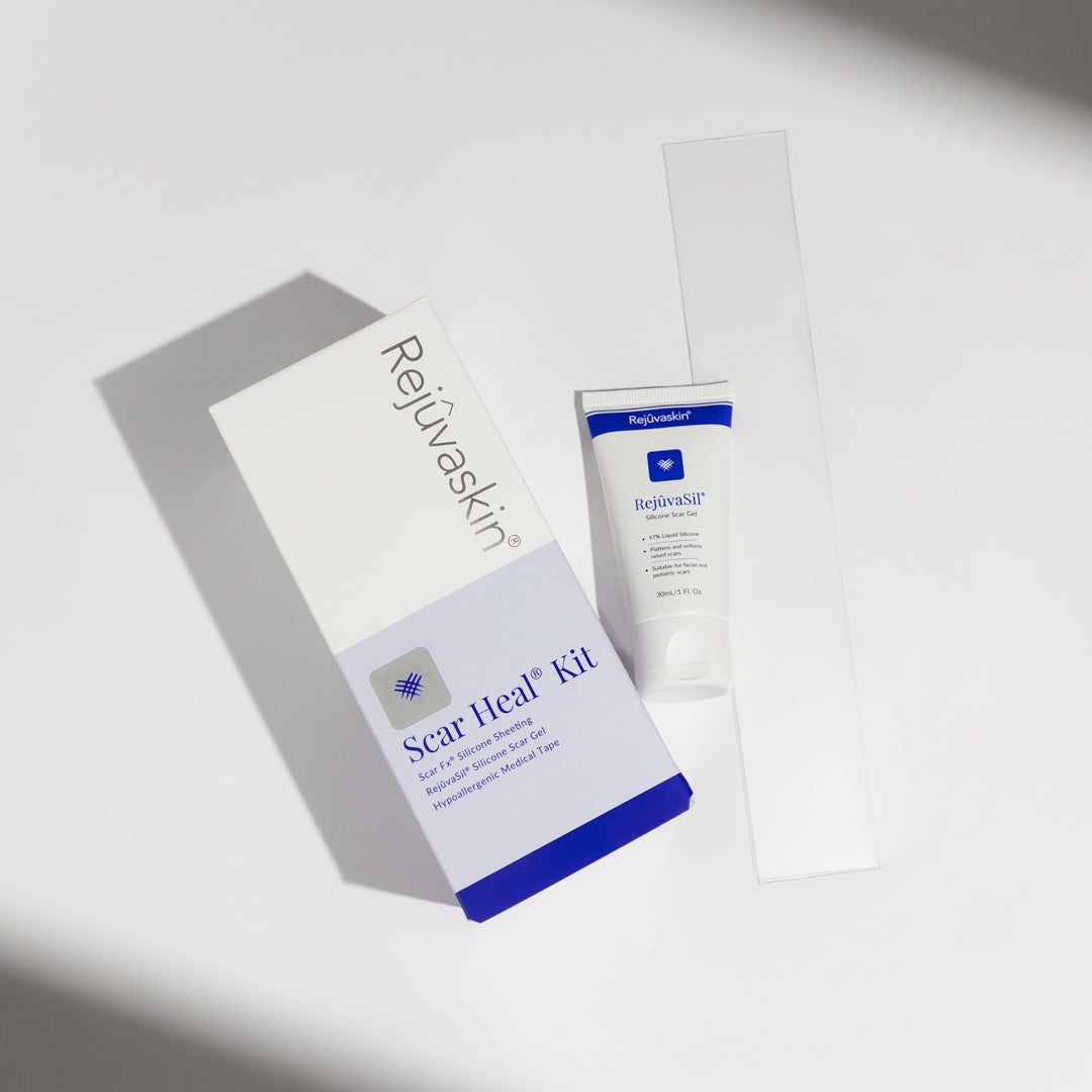 Silicone Scar Heal Kit For Around The Clock Scar Healing including Surgical Scars, Traumatic Scars, Burn Scars, Facial Scars & More!