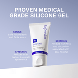 RejuvaSil medical grade silicone gel application on surgical scar